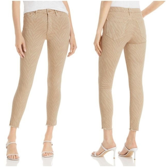 Mother The Looker Ankle Fray Sweet Stripes 28 NEW NWT - Picture 1 of 11